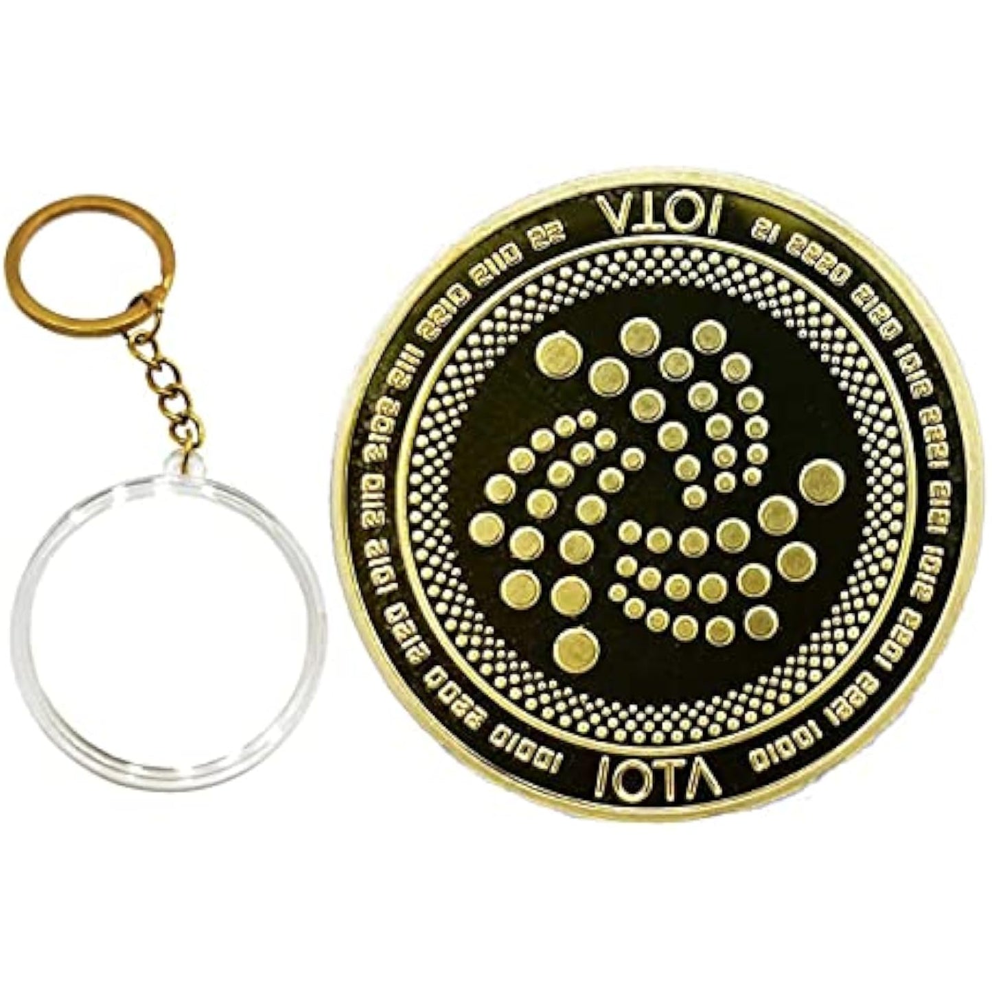 Cryptocurrency Collectors Edition 40mm Crypto Coin Keychain Capsule Set Bitcoin