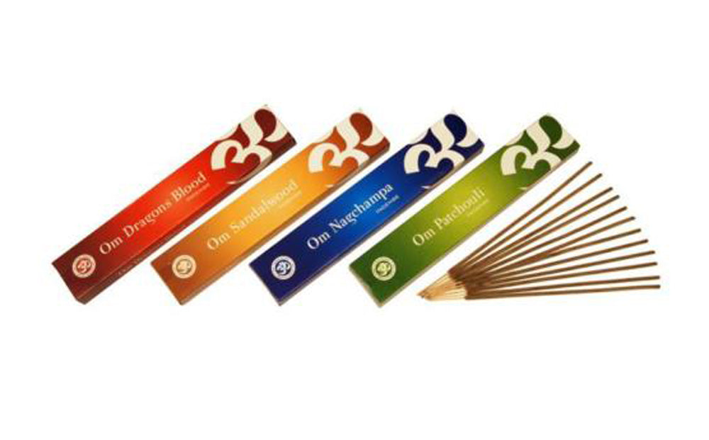 Om Incense Works Natural Fragrance Incense Sticks 2 Pack (15 grams per Box)