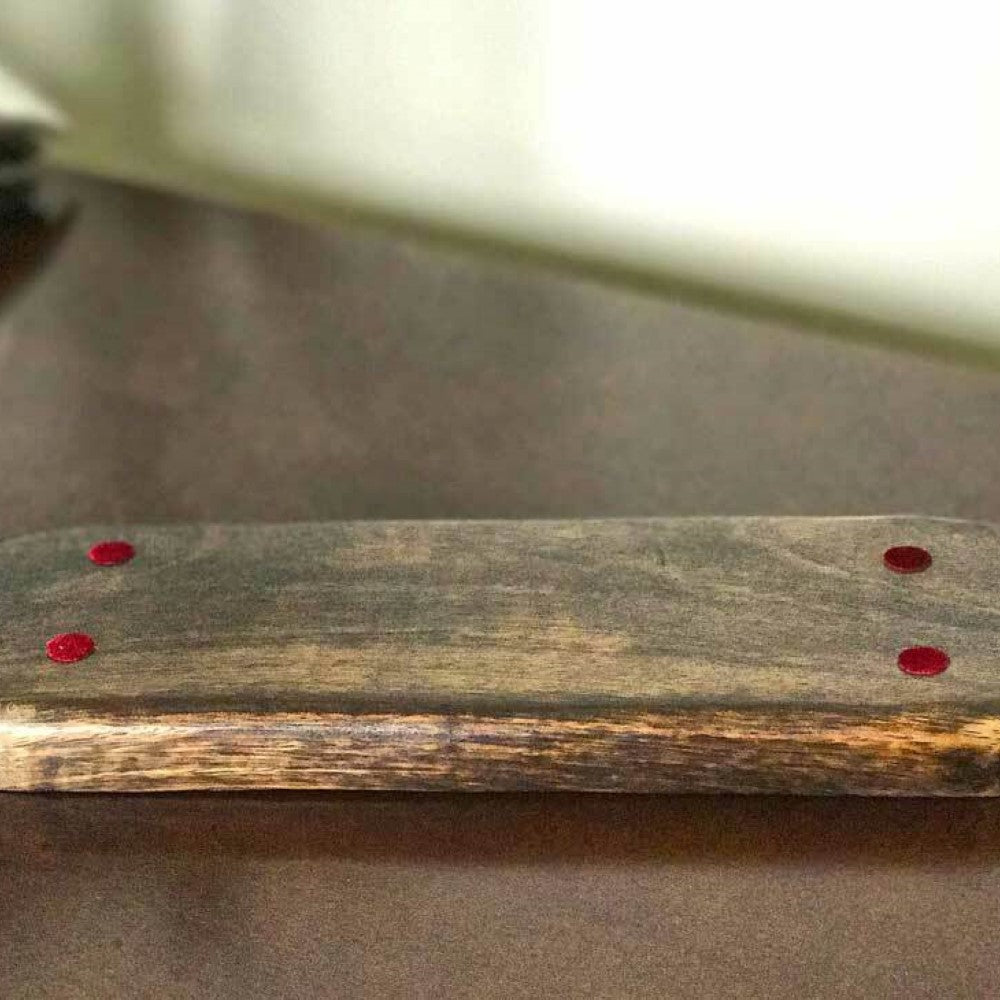 Kasa Style Wood Double Incense Sticks Holder Burner - Large Ash Catcher Handmade
