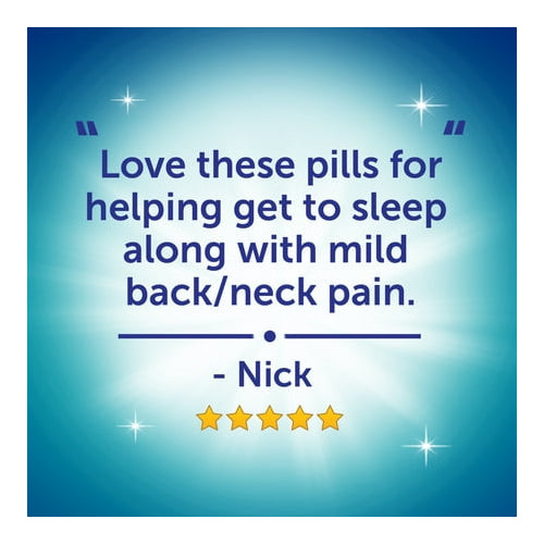 Unisom PM Pain Caplets (30 Ct), Acetaminphen & Diphenhydramine HCI