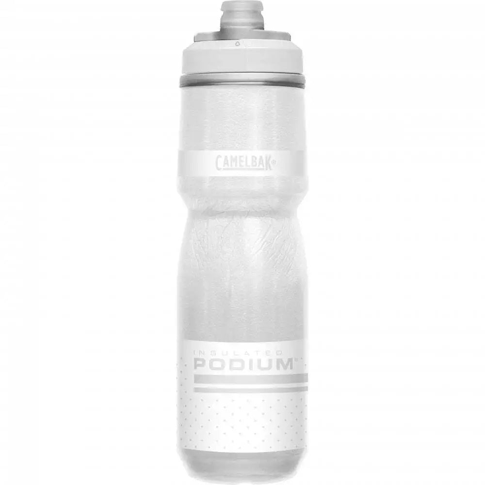 CamelBak Podium Chill Insulated Bike Water Bottle - Easy Squeeze Bottle - Fits Most Bike Cages - 24oz, Reflective Ghost