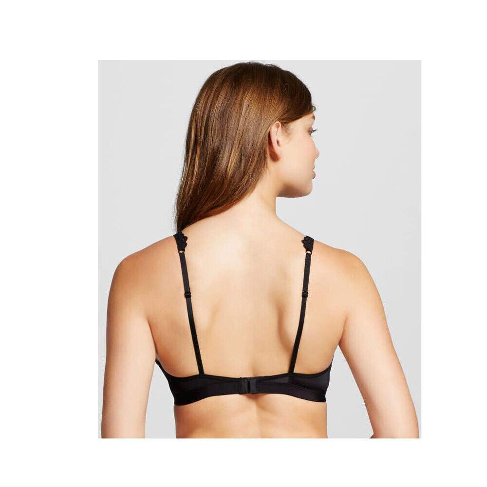 Xhilaration Deep Plunge Wire Free Multi-Way Lace Bralette