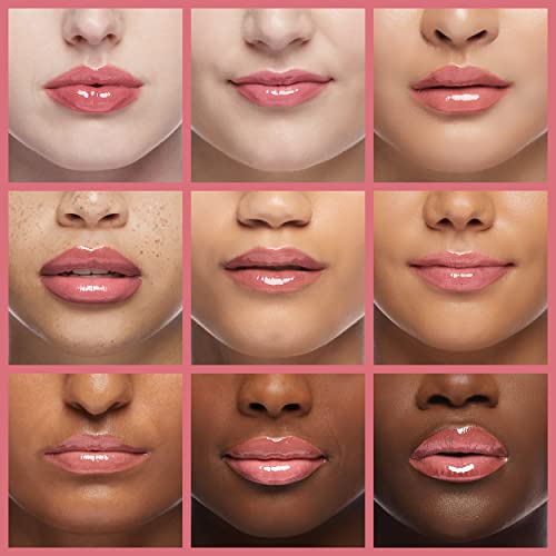 L'Oreal Paris Infallible Pro Gloss Plump Lip Gloss with Hyaluronic Acid, Long Lasting Plumping Shine, Lips Look Instantly Fuller and More Plump, Blossom, 0.21 fl. oz.
