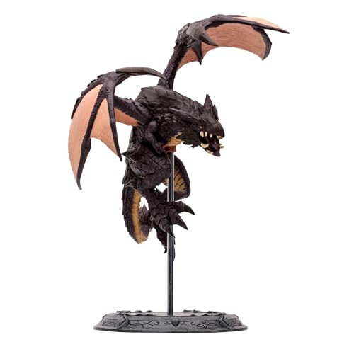 McFarlane Toys - World of Warcraft Red Highland Drake and Black Proto-Drake 2pk 1:12 Scale Posed Figures