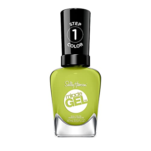 Sally Hansen Miracle Gel™, Cactus Makes Perfect, Long Lasting, Gel-Like Formula, No UV Lamp Needed, Green Nail Polish