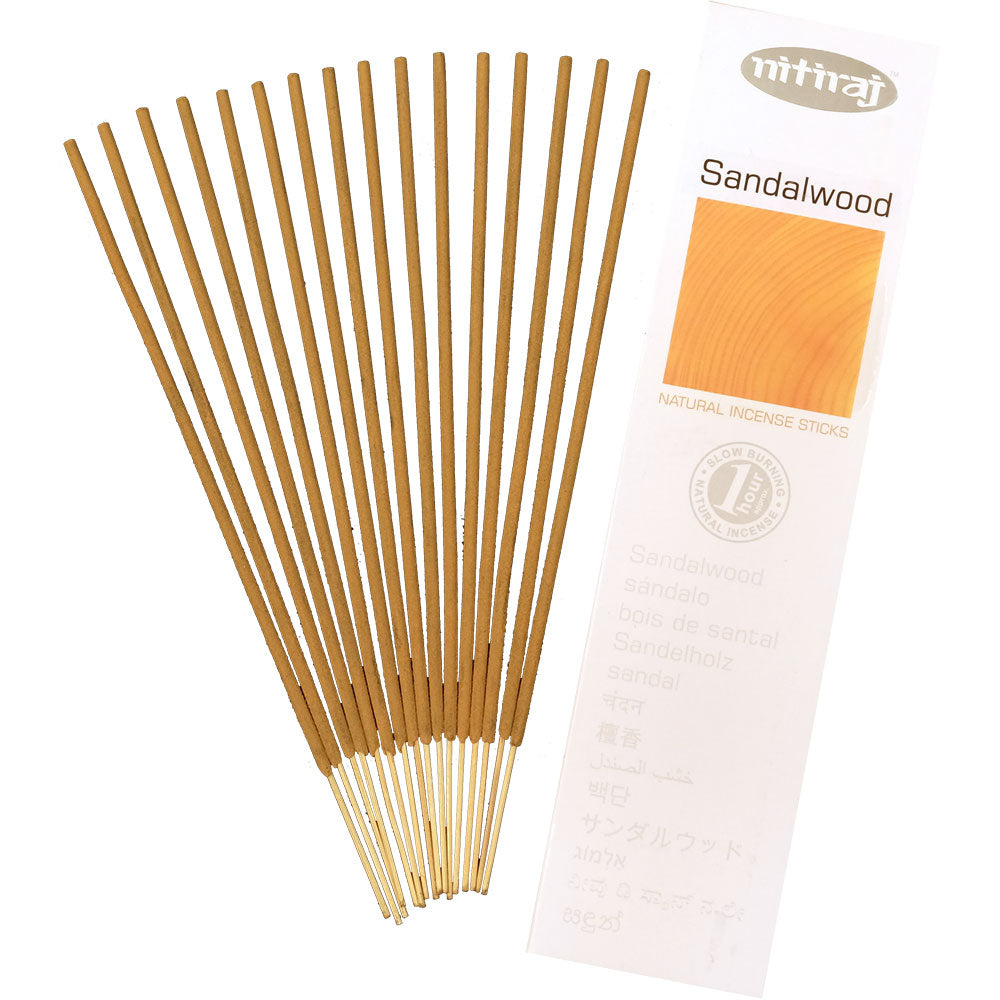 Nitiraj Platinum Natural Incense Sticks Slow Burning 1hr. 2Pack