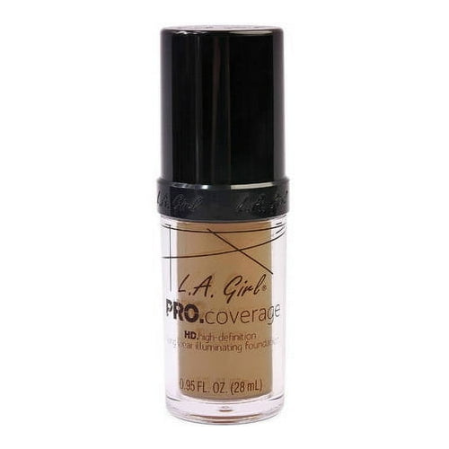 LA Girl Pro Coverage HD Long Wear Illuminating Foundation - Color : GLM651 - Bronze