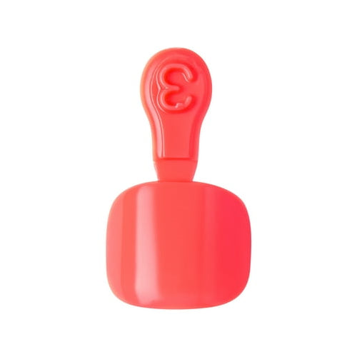 KISS imPRESS Color Square Press-On Toenails, Neon Orange, 24 Pieces