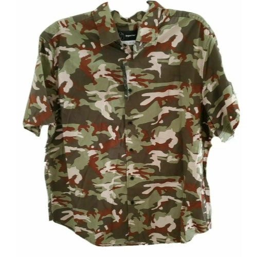 Original Use Men's Short Sleeve Button-Down Shirt 04319 Camo Camouflage