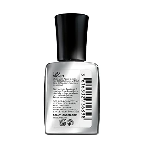 Sally Hansen Color Foil Nail Polish Vio-lit, 0.4 Fl Oz