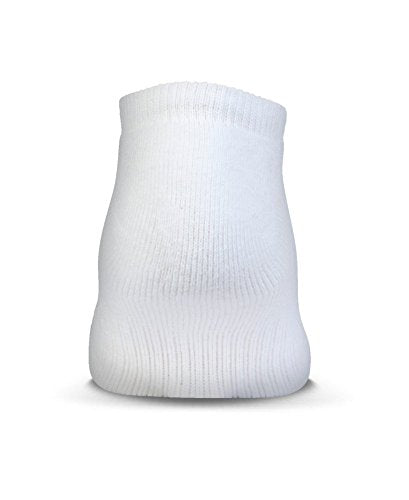 Under Armour Unisex-Adult Cotton No Show Socks, Multipairs, White/Gray (6 Pairs), Medium