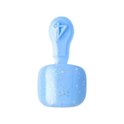 KISS imPRESS Square Press-On Toenails, Blue, 24 Pieces