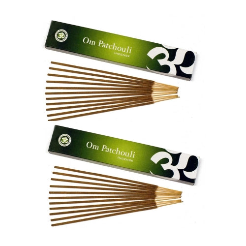 Om Incense Works Natural Fragrance Incense Sticks 2 Pack (15 grams per Box)