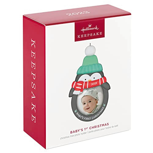 Hallmark Keepsake Christmas Ornament 2023, Baby's 1st Christmas Photo Frame
