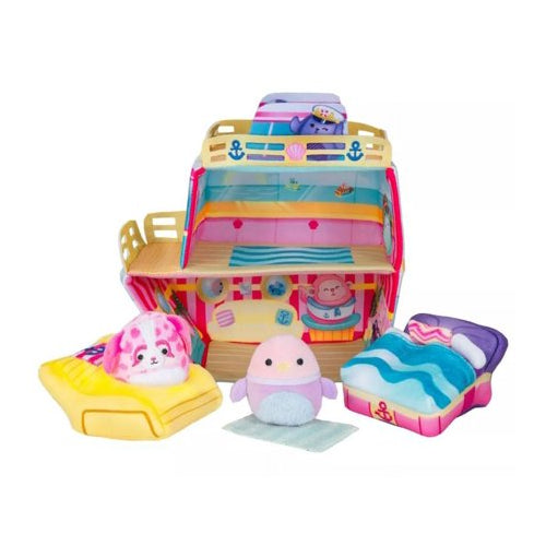 Squishville by Squishmallow Seven Seas Yacht Deluxe Plush Toy Playset