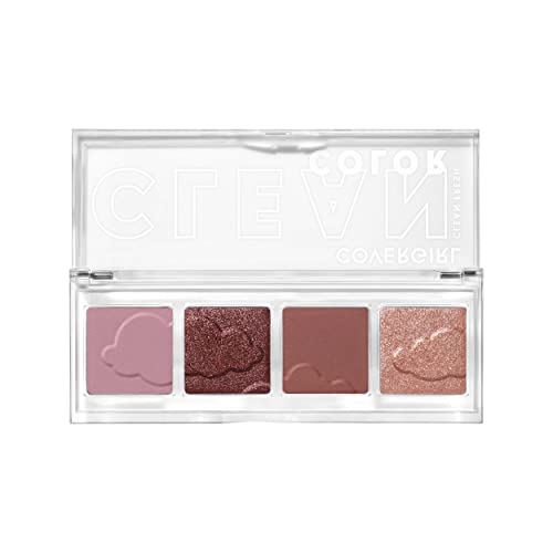 COVERGIRL Clean Fresh Clean Color Eyeshadow β Eyeshadow, Eyeshadow Palette, Shimmer Eyeshadow, Vegan Formula - Mellow Mauve, 4g (0.14 oz)