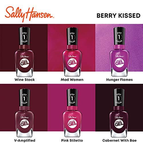 Sally Hansen Miracle Gel™, V-Amplified, Long Lasting, Gel-Like Formula, No UV Lamp Needed, Purple Nail Polish