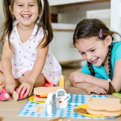Melissa & Doug Blue’s Clues & You! Share with Blue Picnic Play Set with Hand Puppet - FSC-Certified Materials