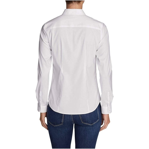 Eddie Bauer Women's Wrinkle-Free Long-Sleeve Shirt - Print
