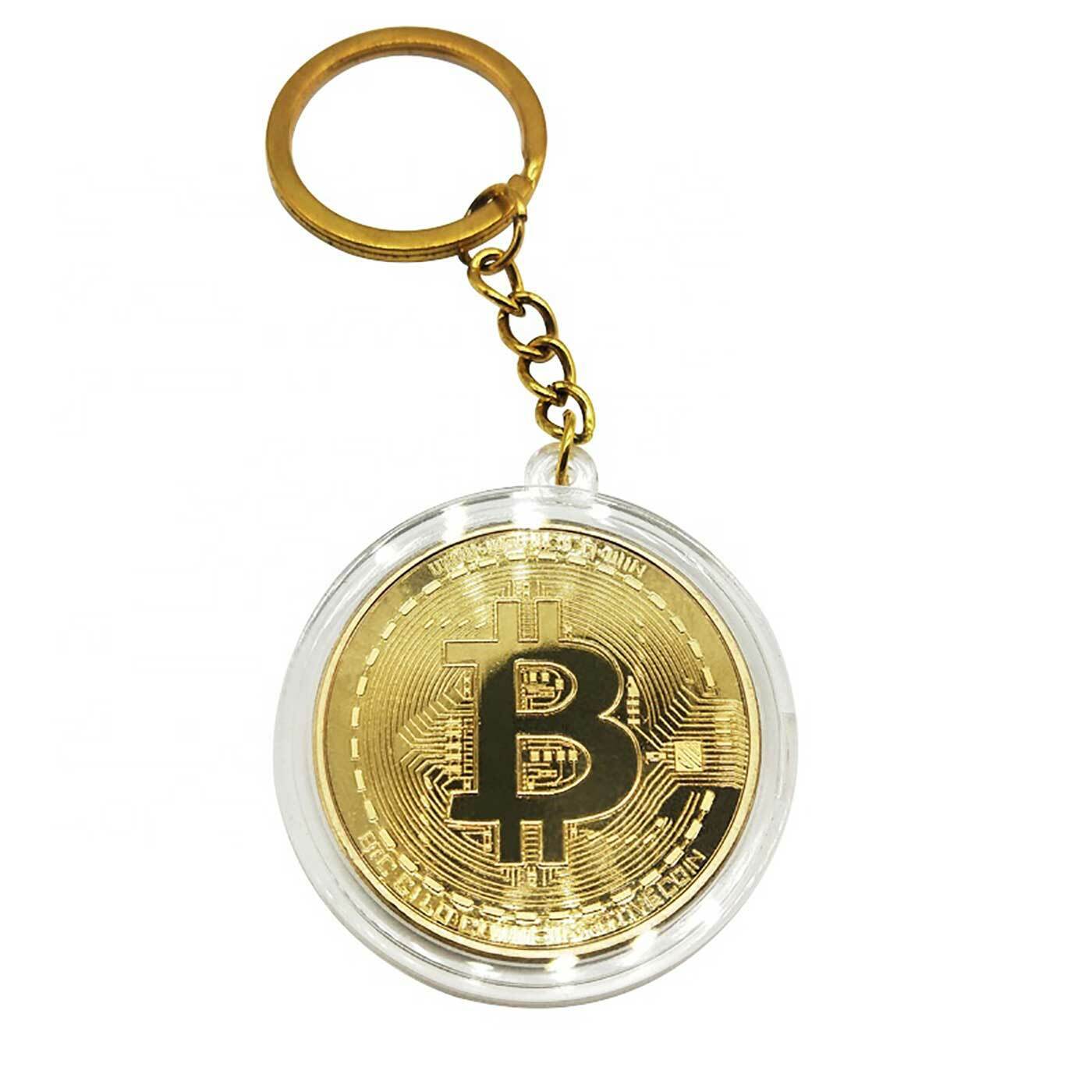 Cryptocurrency Collectors Edition 40mm Crypto Coin Keychain Capsule Set Bitcoin