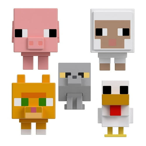 Minecraft Mob Head Minis Farmland Figure 5-Pack