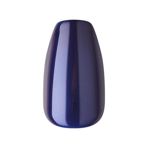 KISS imPRESS Press-On Nails, Medium Length, ‘Indigo Autumn’, 30 Count