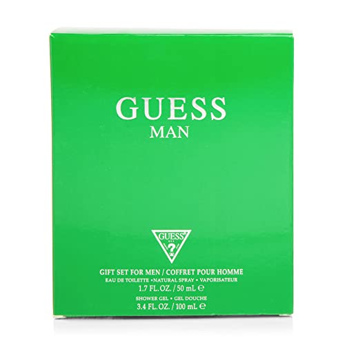 GUESS Man Eau de Toilette 2 Piece Travel Set - Cologne Spray 1.7 Fl. Oz. & Shower Gel 3.4 Fl. Oz.