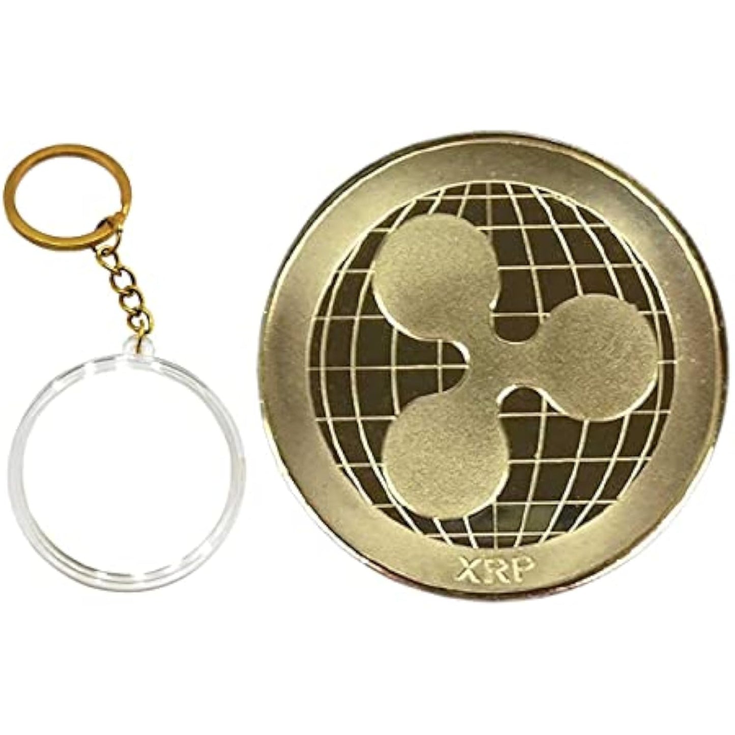 Cryptocurrency Collectors Edition 40mm Crypto Coin Keychain Capsule Set Bitcoin