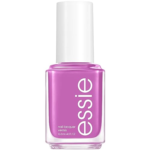 essie Salon-Quality Nail Polish, 8-Free Vegan, Bright Purple, Play Date, 0.46 fl oz