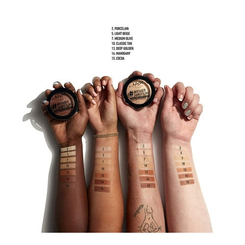 NYX - NoFilter Finishing Powder, Pressed Setting Powder - Medium Olive, 9.6g