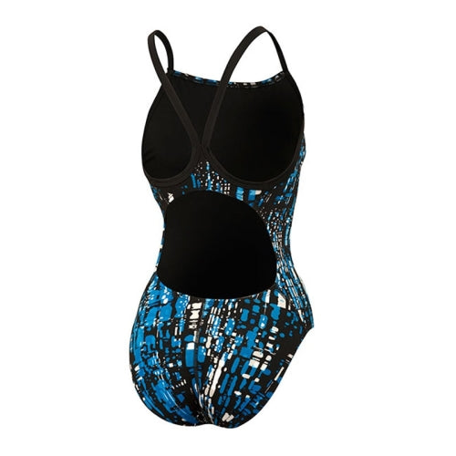 Adidas Amoeba Blocks Vortex Back One Piece Swimsuit Yellow 24
