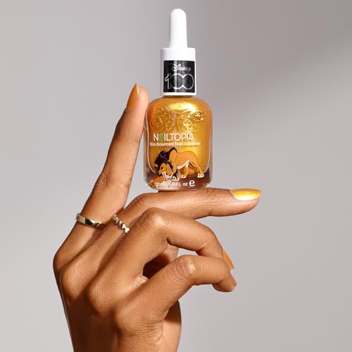 Nailtopia Bio-Sourced Chip Free Nail Lacquer Disney Collection, Scar, 0.41 oz - All Natural - Vegan - Strengthening - Quick-Dry - Long Lasting - Cruelty-Free - Nail Polish