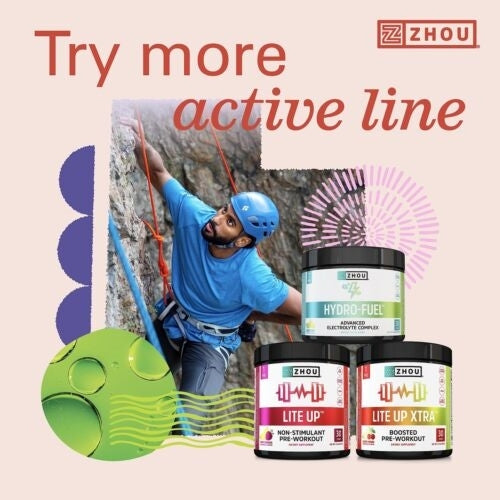 Zhou Nutrition Plant Complete Chocolate Protein | Easy to Digest | Muscle Recovery | 16 Servings