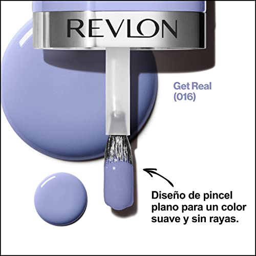 REVLON Ultra HD Snap Nail Polish, Glossy Nail Color, 100% Vegan Formula, No Base and Top Coat Needed, 016 Get Real, 0.27 fl. Oz.