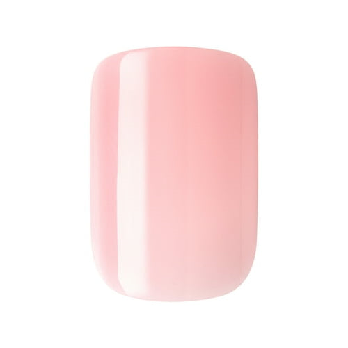 KISS Gel Fantasy Allure Ready-To-Wear Short Square Fake Nails, Pink Floral, 28 Pieces