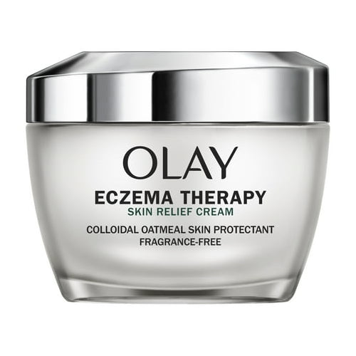 Olay Sensitive Skin Eczema Therapy Face Moisturizer with Colloidal Oatmeal, Fragrance-Free, 1.7 oz