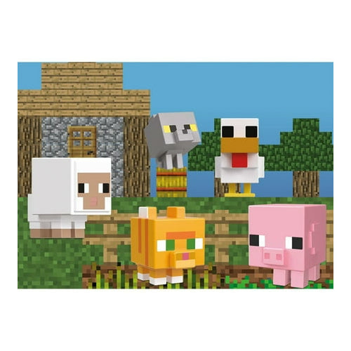 Minecraft Mob Head Minis Farmland Figure 5-Pack