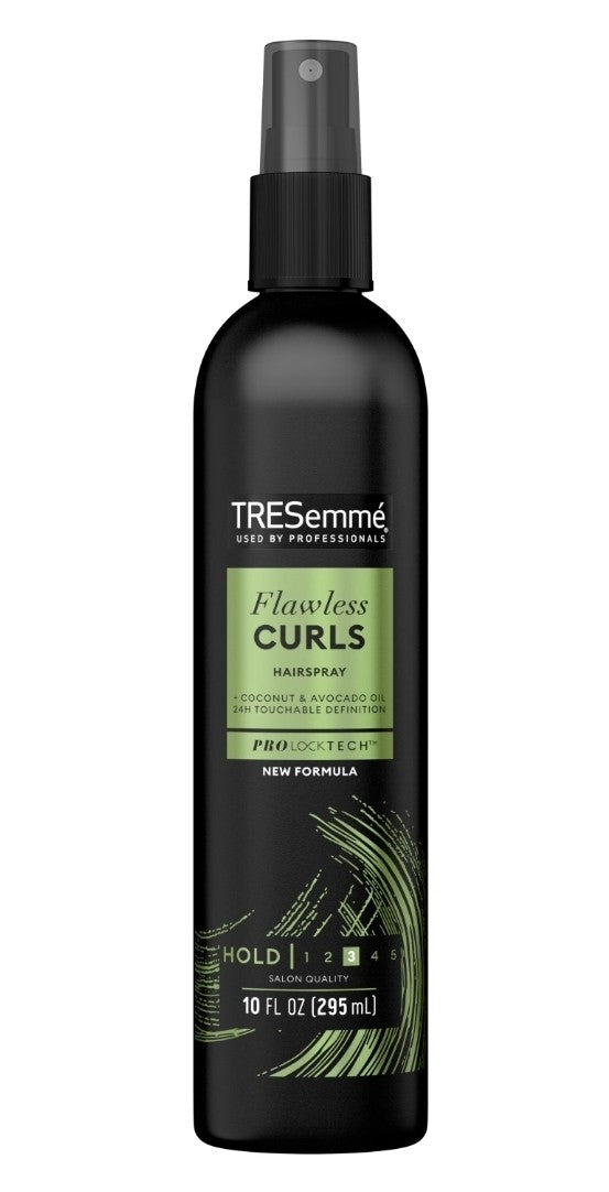TRESemme Flawless Curls Hairspray Level 3 Hold Non-Aerosol Coconut Avocado Oil 10oz