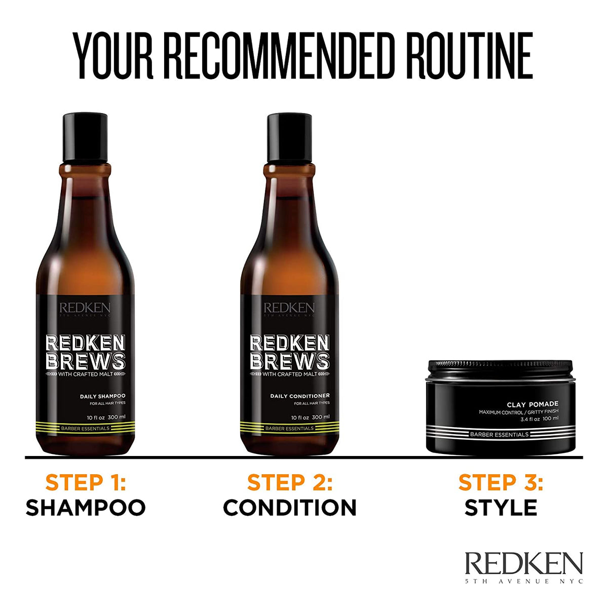 baggrund attribut flaske Redken Brews Daily Shampoo For Men, Lightweight Cleanser For All Hair –  Kasa Style