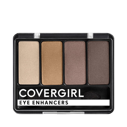 COVERGIRL - Eye Enhancers 4-Kit Eyeshadow, silky, sheer formula, double ended applicator, 100% Cruelty-free