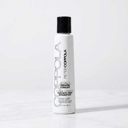 PETER COPPOLA Color Control Shampoo - Sulfate & Paraben Free - Keratin Safe, Color Safe, Gentle Cleansing Shampoo for Daily Use (3 Fl Oz)