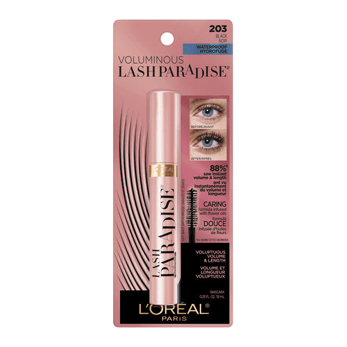 L'Oreal Paris Voluminous Lash Paradise Waterproof Mascara, Black