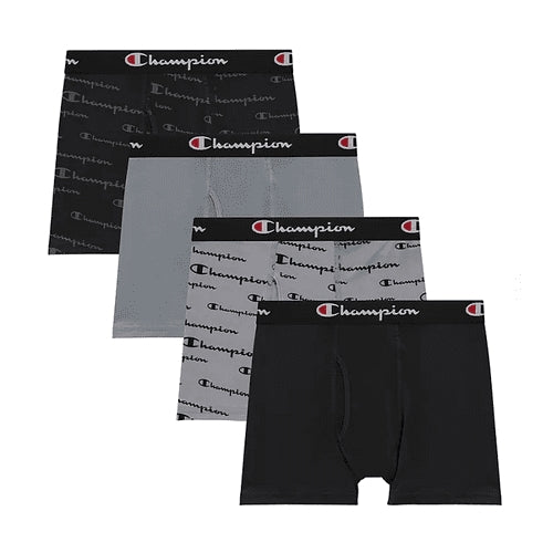 Champion Boys 4-Pack Performance Boxer Brief M 10-12