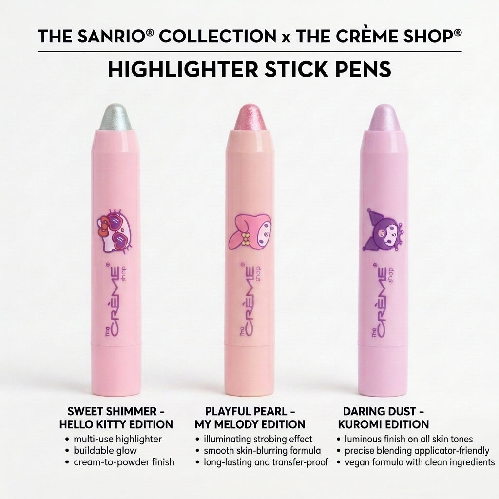 The Creme Shop x Hello Kitty Kuromi Sparklepop Highlighter Stick Twinkle 3g