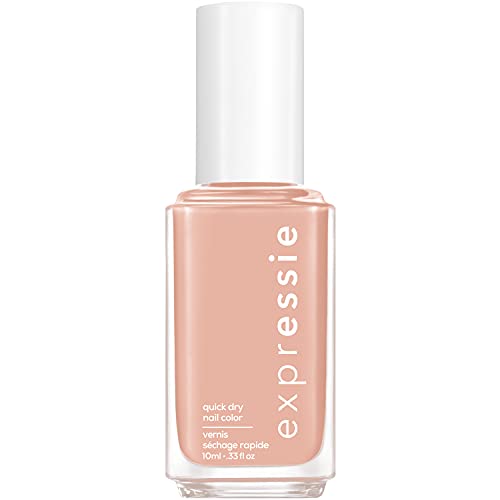 Essie expressie, Quick-Dry Nail Polish, 8-Free Vegan, Light Beige, Buns Up, 0.33 fl oz