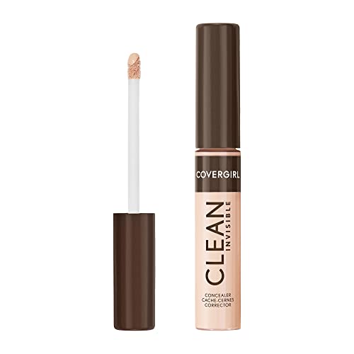 Covergirl Clean Invisible Concealer, Lightweight, Hydrating, Vegan Formula, Porcelain 101, 0.23oz