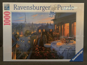 Paris Balcony  View Ravensburger 1000 Piece Jigsaw puzzle 27x20 824359