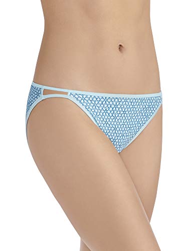 Vanity Fair Women's Illumination String Bikini Panty 18108, Reborn Print, Medium/6