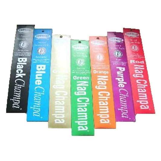 Nitiraj Natural Champa Incense Slow Burning 1hr. Sticks 10gr. 2 Pack Set