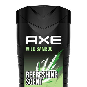 AXE Men s Liquid Body Wash 12H Refreshing Scent Wild Bamboo  16 oz